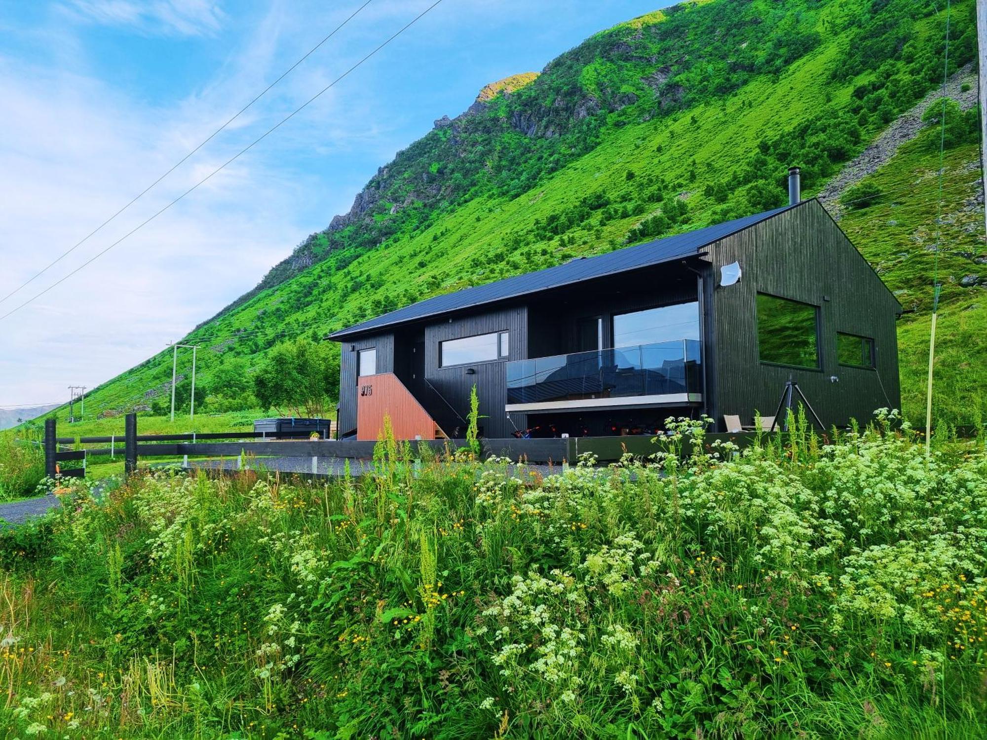 Villa Walter Lofoten With Sauna Kvalnes  エクステリア 写真