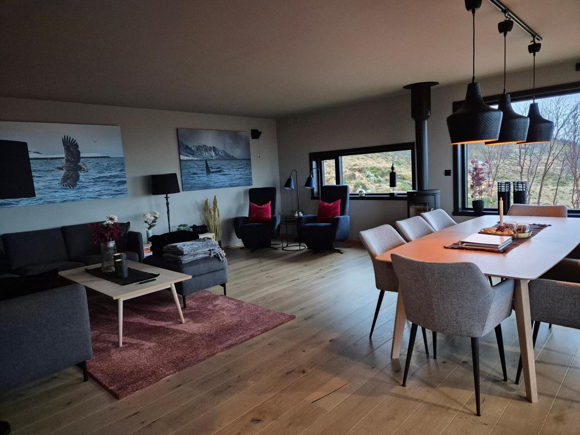 Villa Walter Lofoten With Sauna Kvalnes  エクステリア 写真