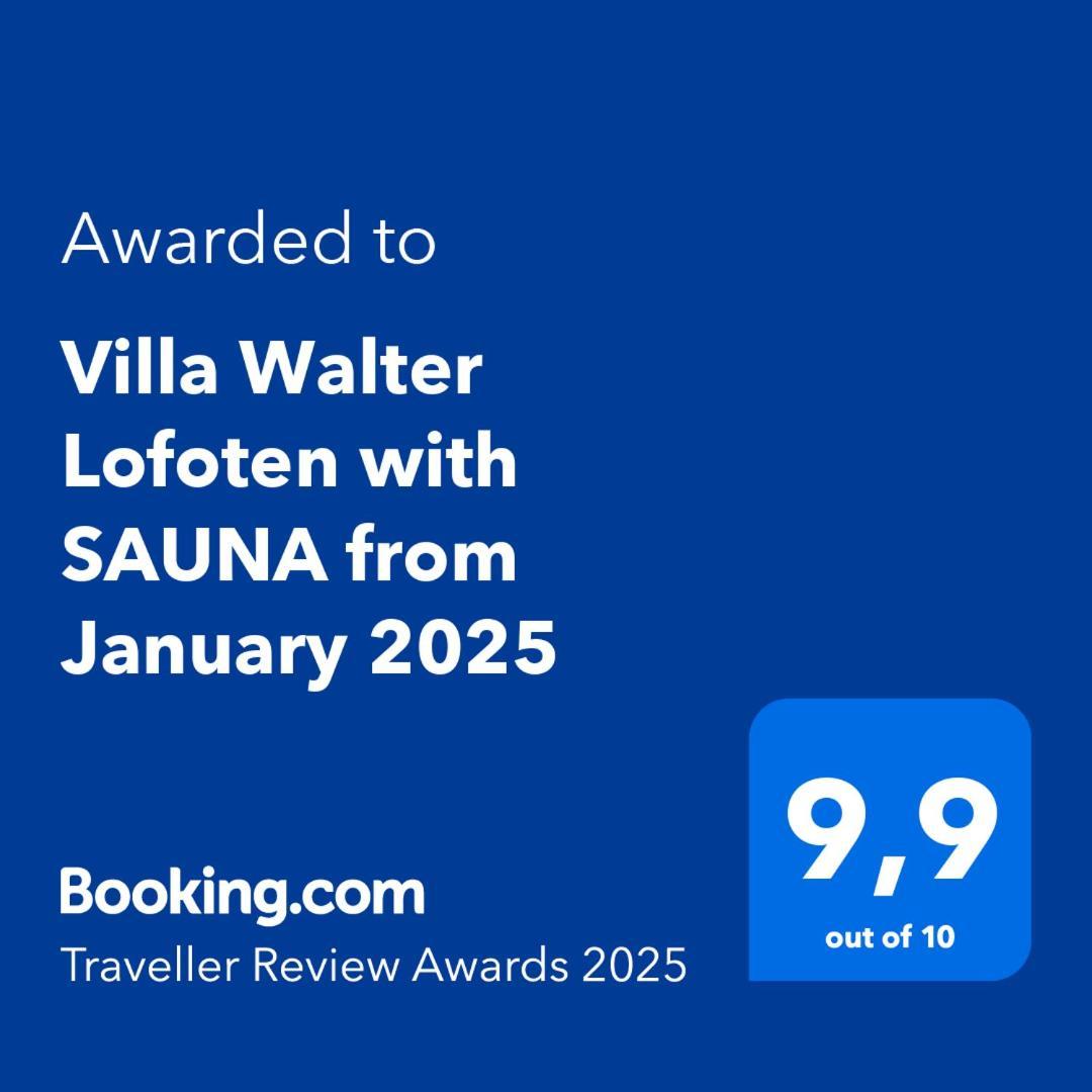 Villa Walter Lofoten With Sauna Kvalnes  エクステリア 写真